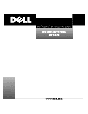 Dell OptiPlex E1 Dell OptiPlex E1 Managed PC Systems Documentation
Update