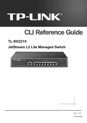 TP-Link TL-SG3210 TL-SG3210 V1 CLI Reference Guide