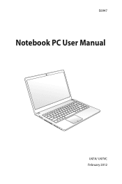 Asus Q400A User's Manual for English Edition