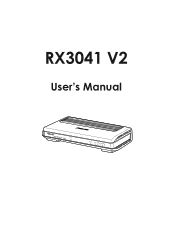 Asus RX3041 V2 users manual English