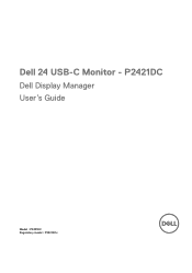 Dell P2421DC Display Manager Users Guide