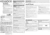 Kenwood DPC-MP922 User Manual