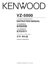 Kenwood VZ-5000 User Manual