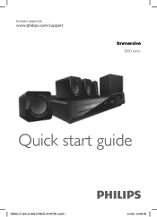 Philips HTS3541 Quick start guide
