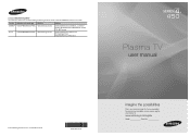 Samsung PN50C450B1D User Manual (user Manual) (ver.1.0) (English)