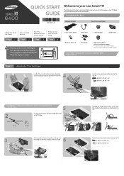 Samsung UN40F6400AF Installation Guide Ver.1.0 (English)