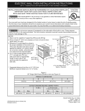 Electrolux EI30EW38TS Installation Instructions English Spanish French
