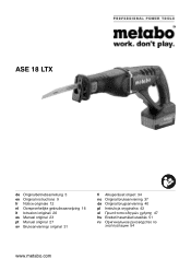 Metabo ASE 18 LTX Operating Instructions 2