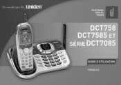 Uniden DCT7585 French Owners Manual