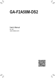 Gigabyte GA-F2A58M-DS2 User Manual
