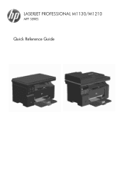 HP CE841A HP LaserJet M1130/M1210 MFP Quick Reference Guide