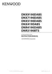 Kenwood DNX5190DABS User Manual