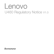 Lenovo U460 Laptop Lenovo IdeaPad U460 Regulatory Notice V1.0