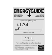 Frigidaire FFRE1533U1 Energy Guide