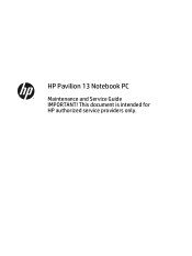 HP Pavilion 13-b100 Pavilion 13 Notebook PC