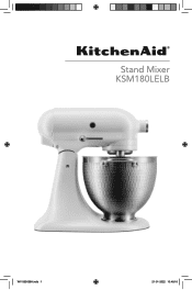 KitchenAid KSM180LELB Owners Manual