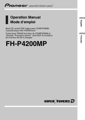 Pioneer FH-P4200MP Owner's Manual