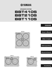 Yamaha BBT410S Owner's Manual