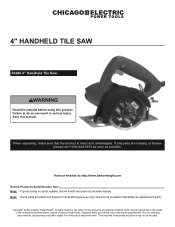 Harbor Freight Tools 68298 User Manual