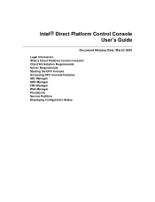 HP Cc3310 Users Guide - Direct Platform Control