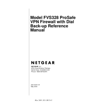 Netgear FVS328 FVS328 Reference Manual
