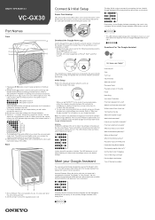 Onkyo VC-GX30W Owners Manual -Basic