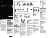 Sony MDR-10RNCiP Operating Instructions