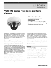 Bosch VDN-498V03-21 Brochure