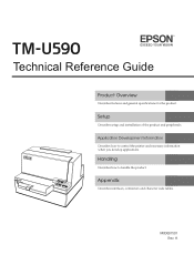 Epson TM-U590 Technical Reference Guide