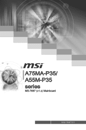 MSI A75MA User Guide