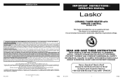 Lasko 5790 User Manual