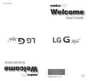 LG MS631 Quick Start Guide - English