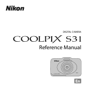 Nikon COOLPIX S31 Reference Manual