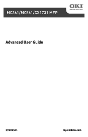 Oki CX2731MFP MC361, MC561, CX2731MFP Advanced User's Guide