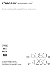 Pioneer PDP-5080HD Owner's Manual