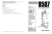 Weider Wesy8708 Instruction Manual