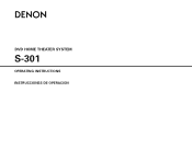 Denon S-301 Owners Manual