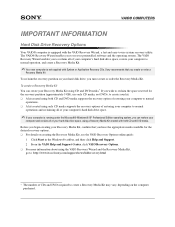 Sony PCV-RZ30GN2 PCVASP4 (with Sub) Supplemental Document