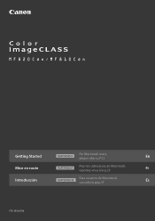 Canon Color imageCLASS MF810Cdn Manual