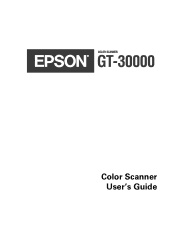 Epson 30000 User Manual