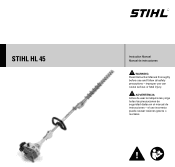 Stihl HL 45 0176 Product Instruction Manual