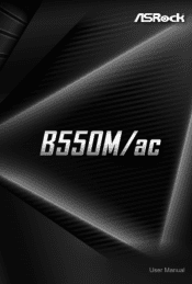 ASRock B550M/ac User Manual