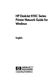 HP 970cxi (English) Windows Network * User's Guide - C6429-90070