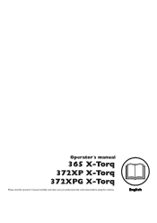 Husqvarna 372 XP X-TORQ G Owners Manual