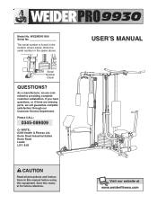 Weider Weemsy6100 Instruction Manual