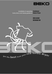 Beko DCSC821 User Manual