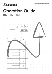 Kyocera TASKalfa 358ci 358ci/408ci/508ci Operation Guide