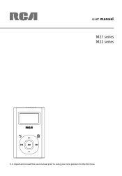 RCA M2204RD Owner/User Manual