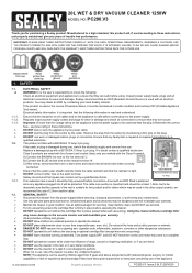 Sealey PC200 Instruction Manual