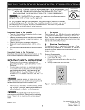 Electrolux EMBD3010AS Installation Instructions English